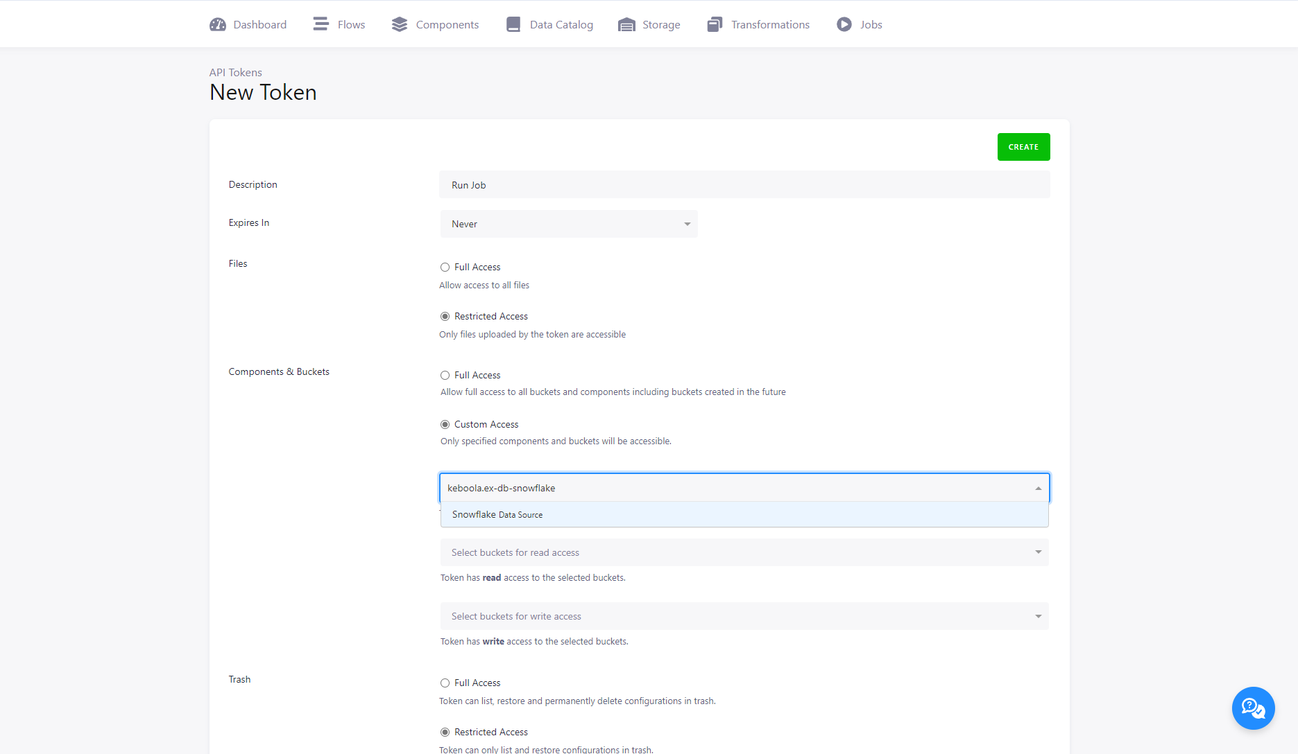 Screenshot -- Token Settings
