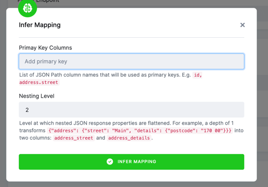 Create mapping